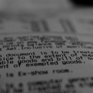 a close up of a text on a piece of paper